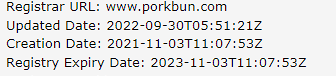 Namesilo域名转出到Porkbun过程记录